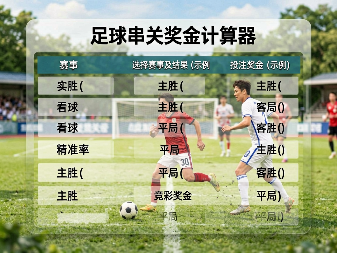足球赛程表展示